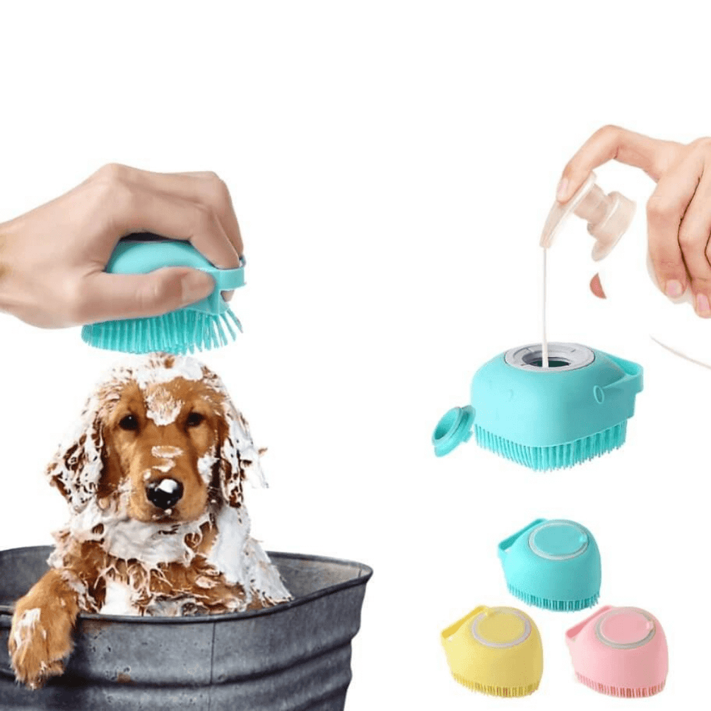 מברשת אמבטיה ועיסוי לחיות מחמד