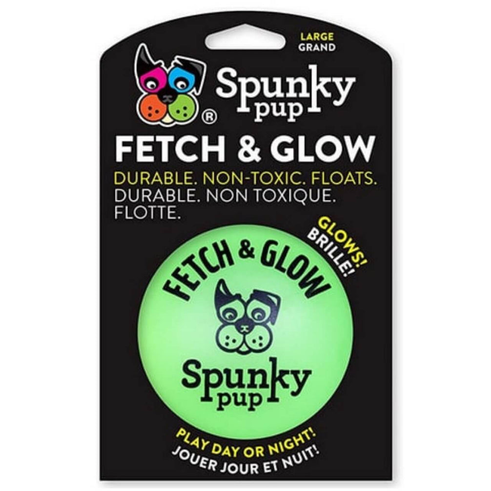 כדור קשיח לכלב זוהר בחושך - https://petshappines.shop/products/fetch-glow-ball